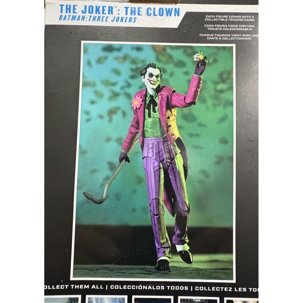 Joker The Clown Figure 7 Inch DC Multiverse Batman Three Jokers New - Picture 15 of 15